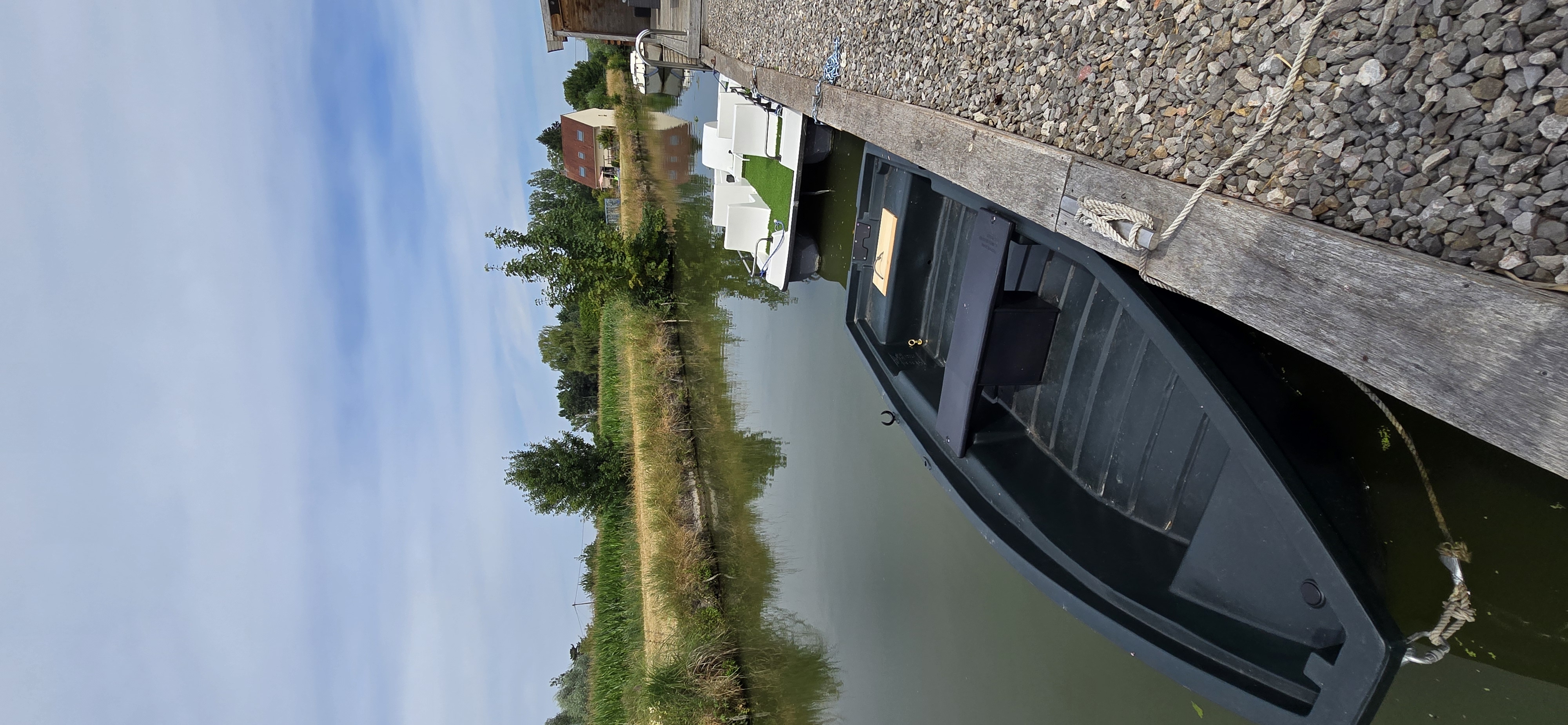 Balade avec PAM, notre barque à rames